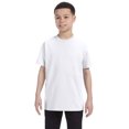 thumbnail image 1 of Hanes 54500 Youth Tagless T-Shirt - White - Small, 1 of 1