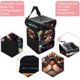 thumbnail image 2 of Cat Retro Foldable Car Trash Can with Lid, Leak-proof Hanging Storage Bag - Car Garbage Can, Trash Can for Car, Car Trash Bin, 2 of 6
