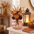 thumbnail image 5 of Transparent Glass Pumpkin Vase for Thanksgiving and Halloween Flower Arrangement and Home Decor, 5 of 6