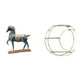 thumbnail image 1 of Figura de caballo,Figura de caballo Escultura animal coleccionable,Adorno de centro de mesa con estatua de caballo de resina,Estante de almacenamiento de pared,Estantería colgante de pared de, 1 of 8