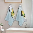 thumbnail image 4 of Cute Bunny Easter Hand Towels, Hamburger Food Happy Kitchen Towel Ultra Soft and Absorbent,Decorative Fingertip Face Towel for Bathroom Hotel, 2 PCS, 28.3"x 14.4", 4 of 5