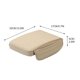 thumbnail image 5 of Cojín para reposabrazos de coche con bolsillo de almacenamiento | Funda para consola central con soporte para el brazo | Protege la consola de arañazos y desgaste, 5 of 6