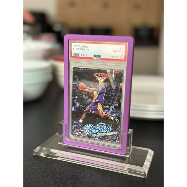 EVORETRO Purple Bumper for PSA Slabs – Soft Protective Cover for Sports, TCG Cards, Durable Shock-Absorbing Holder, 1-Pack