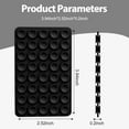 thumbnail image 3 of A house of tools 2 Pack Silicone Sticky Grip Holder for Cellphone, Silicone Suction Cup Phone Case Mount Double Sided, Hands-Free Phone Accessories Strong Grip Holder for Selfie and Video (Black), 3 of 6