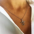 thumbnail image 2 of Silverly Women's 925 Sterling Silver Cubic Zirconia Cut-Out Angel Pendant Necklace, 18", 2 of 4