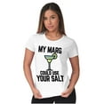 thumbnail image 3 of My Margarita Could Use Your Salt Womens Slim Fit Graphic Tee Brisco Brands S, 3 of 5