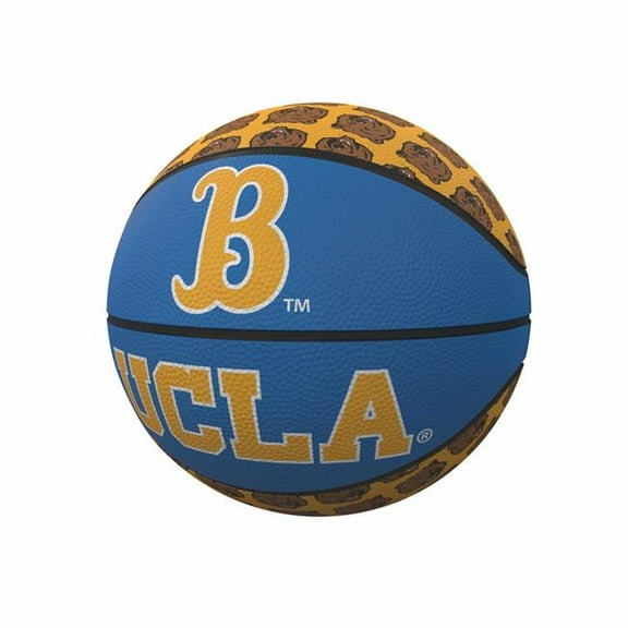 Logo Brands 229-91MR-1 UCLA Repeating Mini-Size Rubber Basketball
