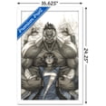 thumbnail image 3 of Marvel Comics - Ms. Marvel and Hulk - Champions #1 Wall Poster, 14.725" x 22.375", Framed, 3 of 3