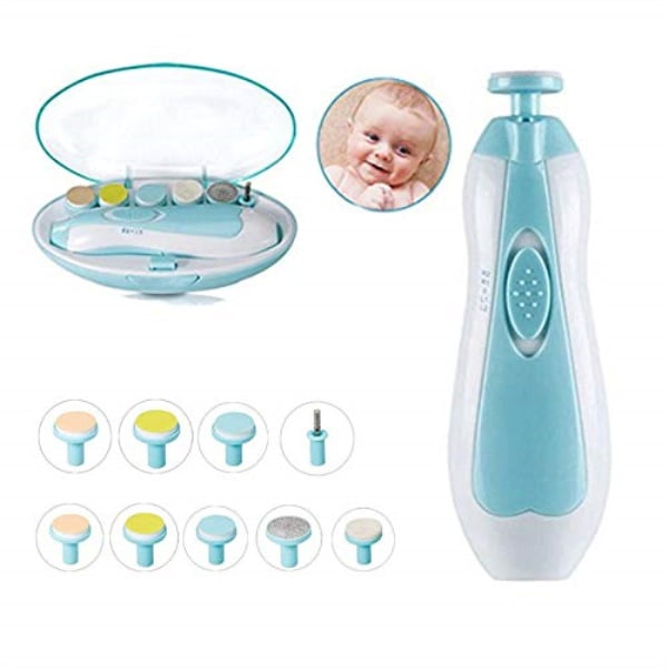 baby nail file trimmer,safe electric baby infant nail filer with light