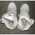 thumbnail image 2 of Ni - ke Ni - ke Boys Air Jordan 5 Retro 440888-130 White Basketball Shoes Sneaker Size 4.5Y, 2 of 5