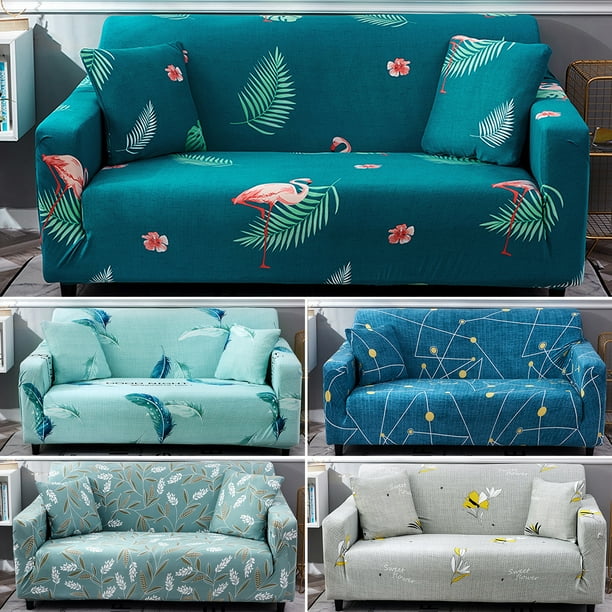 1/ 2/ 3/ 4 SEATER SOFA COVERS Elastic Fabric Loveseat Couch Settee