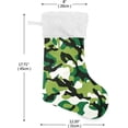 thumbnail image 2 of Coolnut Christmas Stocking Personalized Camoouflage Large Candy Stocking Hanging Gift Xmas Stockings Decoration 2PCS for Family Holiday Party Ornaments Decor Fireplace, 2 of 7