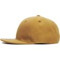 thumbnail image 3 of Solid Flat Brim Bill Fitted Baseball Cap, 3 of 6