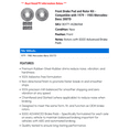thumbnail image 2 of Front Brake Pad and Rotor Kit - Compatible with 1979 - 1985 Mercedes-Benz 300TD 1980 1981 1982 1983 1984, 2 of 2