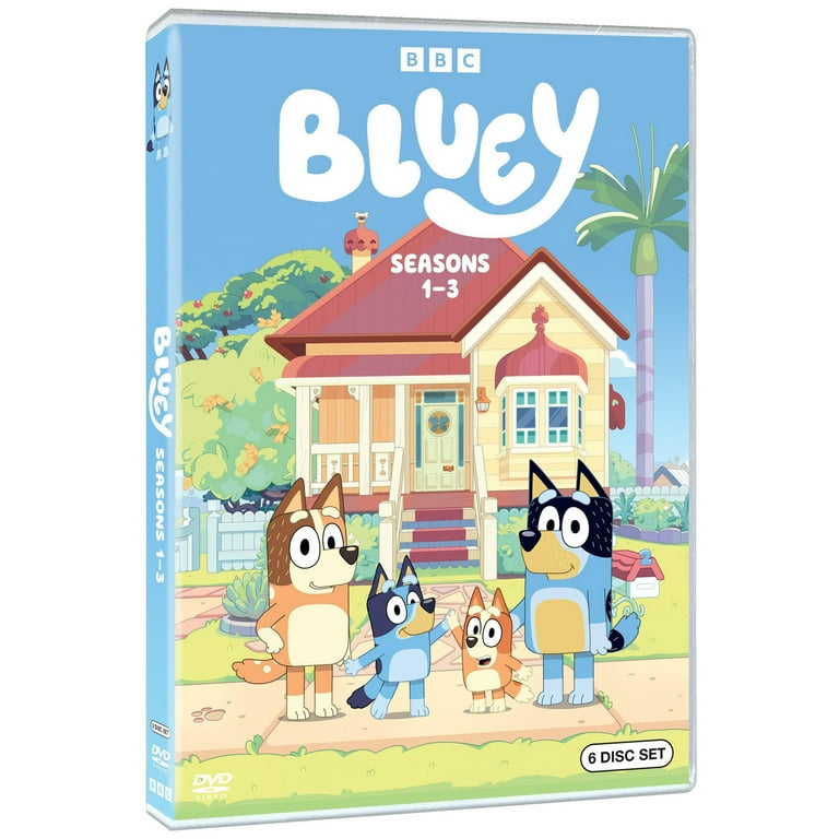 Bluey シーズン1 & 2 + シーズン3 DVDセット BBC Bluey: Seasons 1-3 DVD, Includes original episodes, Family