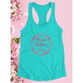 thumbnail image 3 of Mothers Day Bold Garland Racerback Tank Women -Image by Shutterstock, Female XX-Large, 3 of 4