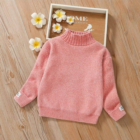 

Leutsin Autumn And Winter Medium And Large Boys Girls Round Neck Pullover Sweater