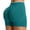 j23-Green, variant on LIIPEE Womens Shorts Athleisure Solid Color Mid Seamless Waistband Pull-On Bike Ladies Casual Summer Tight Breathable Soft Fashion Daily Comfortable -Lifting Yoga Shorts,L