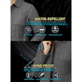 thumbnail image 5 of Packable Women Puffer Jacket Lightweight Synthetic Insulated Warm Sheller Dark Grey Jacket-L, 5 of 9