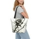 thumbnail image 2 of Balery Black And White Rose Bolsa de Hombro con Diseño, Bolsa Grande y Duradera, Bolsa Versátil para Compras, 2 of 6