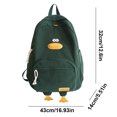 thumbnail image 4 of Mochila Pana Con Pato Bonita para Y Niñas Gran Capacidad () Verde, 4 of 6