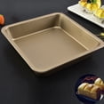 thumbnail image 4 of Shisuyan 2Pcs Nonstick Square Cake Pan Thick Bread Baking Pan Cookie Baking Pan DIY Cake Pan, 4 of 9