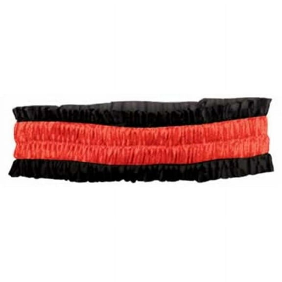 Beistle 60143-BKR - Dealers Arm Bands - Black And Red- Pack of 12