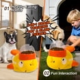 thumbnail image 6 of BESTSKY 2026 New Yellow Duck Interactive Dog Feeder - Dog Puzzle Feeder Toy,Slow Feeder Dog Bowls,Manual Press Dog Food Dispenser - Durable Plastic Training Toy for Small,Medium,Large Dogs and Cats, 6 of 7
