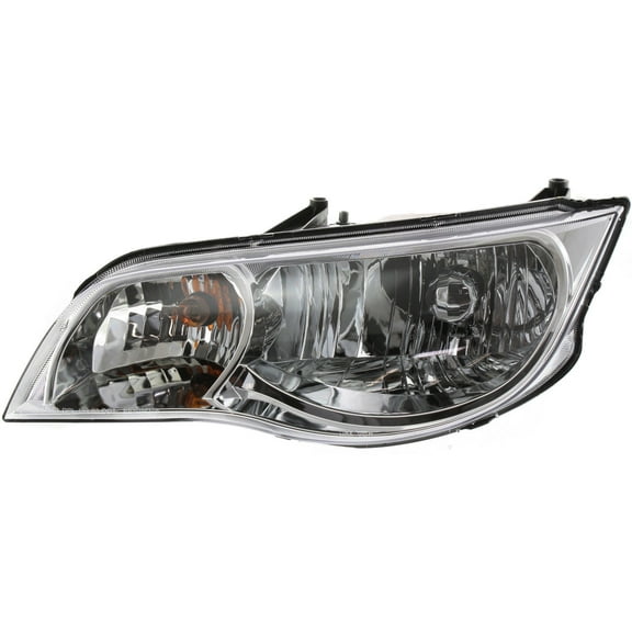 Headlight Compatible With 2003-2007 Saturn Ion Left Driver Halogen With bulb(s)
