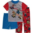 thumbnail image 1 of Boys' Big 3 Piece Jersey Pajama Set (8, MarioKart Red), 1 of 2