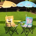 thumbnail image 6 of 2-Pack Kids Beach Chair with  and Storage Pocket,   Design Folding Outdoor Chair for Children Camping Pool Garden Travel, 6 of 6