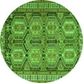 thumbnail image 1 of Ahgly Company Indoor Round Persian Green Traditional Area Rugs, 6' Round, 1 of 1