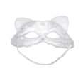 thumbnail image 5 of Máscara de gato para mujer Decoración elegante de diamantes de imitación, máscara de , media cara para disfraces Night Club Carnival Stage Pe Blanco Salvador Accesorios de mascarada, 5 of 5