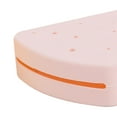 thumbnail image 4 of HILABEE Triangle Makeup Sponge Holder/ Cosmetic Blender Sponge Case/ Portable Breathable Light Pink, 4 of 9
