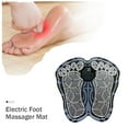 thumbnail image 4 of Electric Foot Massager Mat Portable Foldable Foot Massage Pad 10 Modes 20 Levels Intensity Built-in Battery with LCD Screen USB Charging Cable for Feet Leg Pain Relieve, 4 of 7