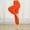 002 Orange, variant on Hvot&aat Women's High Waist Yoga Pants