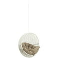thumbnail image 2 of Modway Hide Outdoor Patio Swing Chair Without Stand in White Mocha, 2 of 3