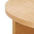 thumbnail image 5 of Coffee Sofa Side Table, Natural, Wood, Round, Living Kitchen Cafe Bistro Hospitality Restaurant, Modern Contemporary HB36263, 5 of 8