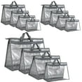 thumbnail image 2 of 12 Pcs Purse Storage Organizers, 4-Sizes Clear Dust Bags for Handbags, Transparent Storage Bags with Zippers and Handles, Dust-proof Purse Protectors, Hanging Dust Cover Bags for Closet, 2 of 7