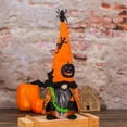 thumbnail image 5 of Halloween Gnome Decoration with Witch Hat, Fabric Doll Fairy Halloween Tabletop Ornament for Home Office Party Holiday Gift, 5 of 6