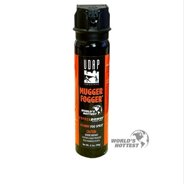 Pepper Power Mugger Fogger Lightweight and compact Protection Hot Pepper Spray, 0.6 lbs