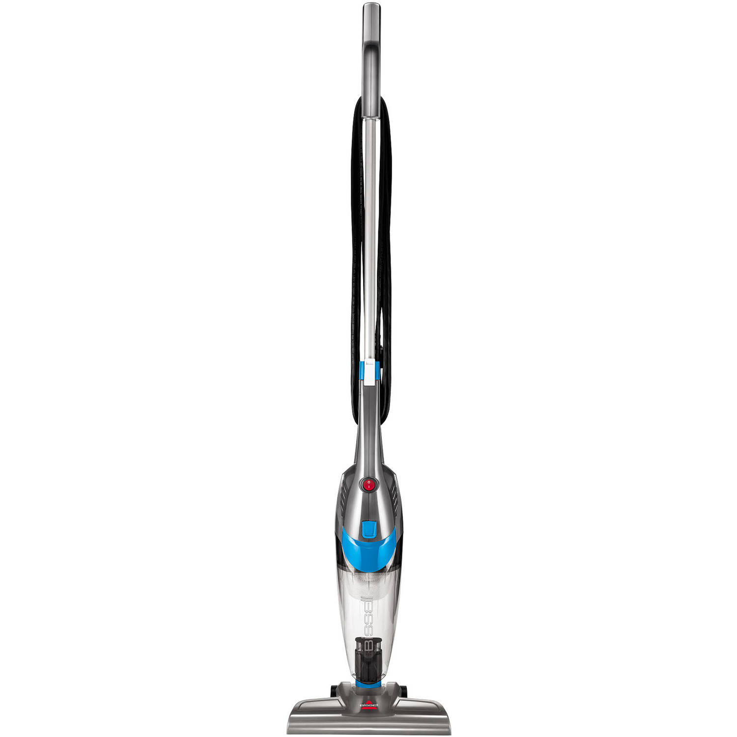 BISSELL 3-in-1, Corded, Stick Vacuum, Carpet, Area Rugs, Hardfloor, Upholstery, Removable Hand Vac, Lightweight, Easy Empty, 2030, Blue & Gray