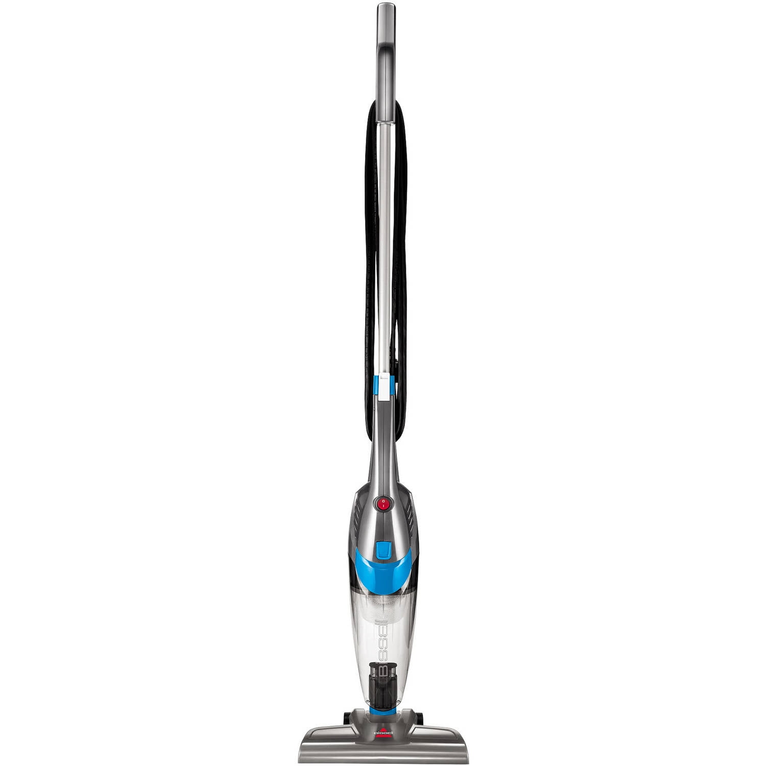 BISSELL 3-in-1, Corded, Stick Vacuum, Carpet, Area Rugs, Hardfloor, Upholstery, Removable Hand Vac, Lightweight, Easy Empty, 2030, Blue & Gray