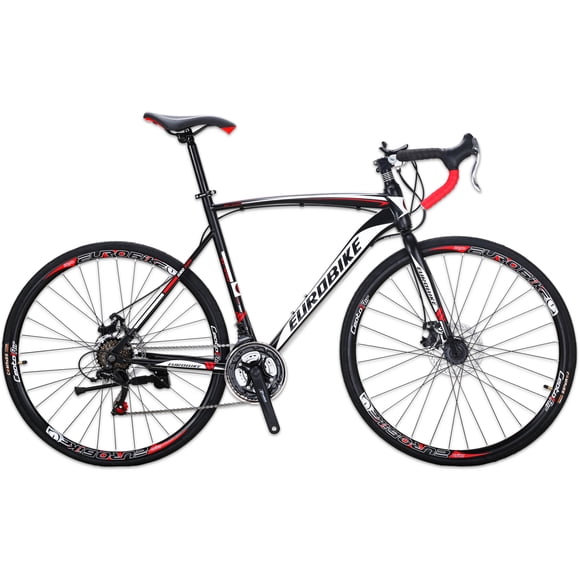 700C Road bike Eurobike XC550 for Mens,54cm Frame Bicycle,700C Wheels,21 Speed Dual Disc Brake Commuter Bicycles Adult