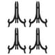 thumbnail image 1 of 4 Pcs 10" Soporte de Exhibición de Acrílico Plegable, Soportes para Platos para Marcos de Exhibición, Negro, 1 of 7
