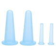 thumbnail image 2 of Juego de Ventosas con 2 Ventosas Grandes y 2 Pequeñas Silicona para Terapia de Masaje Uso Doméstico ANGGREK Otros, 2 of 8