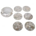 thumbnail image 4 of Handmade White Marble With Real Mop Stone Coaster Set With Holder, 4 of 5