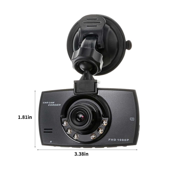 HaoXun G30 Super Night Vision Dash Camera for Cars - Front and Rear 720P Car Dashboard Camera with Parking Monitor, Loop Recording, Motion Detection for Vehicle Security