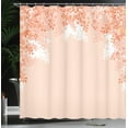 thumbnail image 3 of Ambesonne Flower Shower Curtain, Blooming Lilac Flowers Print, 69"Wx84"L, Pale Rust, 3 of 4