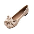 thumbnail image 2 of OKBOP Womens Round Toe Flats Shoes Comfortable Slip On Casual Work Shoes, 2 of 4